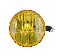 LFRB105 RetroBright LED 5 3/4 in. Round Headlight for Select 1957-1992 Vehicles with 4-Headlight System [Yellow]