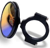 3" Side View Mirror Tube Clamp: 1-1/2"