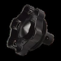 Aluminum Knurled Screw-In Fuel Cell Cap, 2.125 in. ID, 2-1/8-8 Thread
