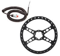Lightweight Drag Steering Wheel Kit 13 in. Diameter 4-Spoke