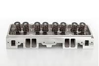 101-505 Aluminum Head for Small Block Chevy Engines, 180 cc, Angled Plug, .550 in. Max Hydraulic Roller [Complete]