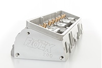 1200-AC-500S Aluminum Cylinder Head w/200 cc Intake Ports for Small Block Chevy Engines, Straight Plugs [Bare]