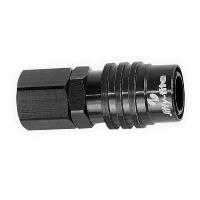 Socket -4 AN Female- Valved EPDM Seals Black