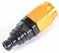 2000 Series Plug -4AN Straight Reusable Nut Hose End