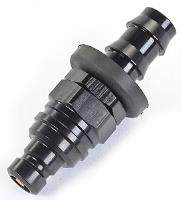 3000 Series Plug -6AN Straight Push Lock Hose End