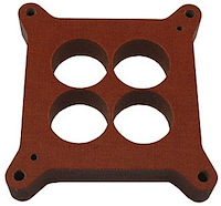 Phenolic Carburetor Spacer 4 Hole, Straight Bores