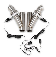 Street-Tease Electric Exhaust Cutout Dual Kit with Remote [3 in., T-304 Stainless]