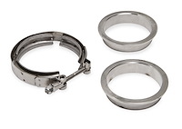 3 in. Exhaust V-Band Clamp with Stainless Steel Flanges