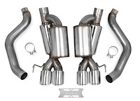 BlackHeart Axle-Back Exhaust System for 2005-2008 Chevrolet Corvette C6 [3 in., 304 Stainless]
