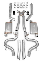 70501363-R Blackheart LS Engine Swap Header-Back Exhaust System for GM Small Block
