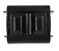 BlackHeart Polyurethane Engine Mount Insert for Small Block Chevy [Black]