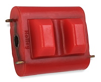 BlackHeart Polyurethane Engine Mount Insert for Small Block Chevy [Red]
