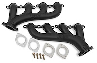 8502-3HKR Blackheart LS Swap Cast Iron Exhaust Manifolds [Black Ceramic Finish]