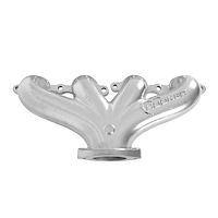 8504-1HKR Blackheart LS Swap Cast Iron Exhaust Manifolds [Silver Ceramic Finish]