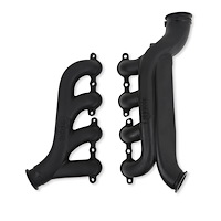 8510-3HKR Blackheart GM LS Turbo Exhaust Manifolds [Black Ceramic]