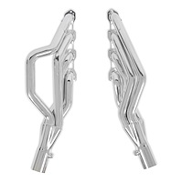 Blackheart Gen III Hemi Swap Mid-Length Headers for 1972-1974 Dodge D100, D150 Pickup, SUV 2WD [Silver Ceramic]