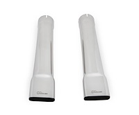SuperBee-Style Exhaust Tip Set 3 in. Inlet [Polished Finish]