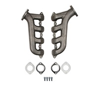 GM LT Swap Cast-Iron Exhaust Manifolds [Natural Finish]