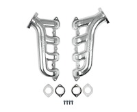 GM LT Swap Cast-Iron Exhaust Manifolds [Silver Ceramic Finish]