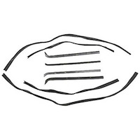 20-0814-58 Side Window Weatherstrip Set, Ford F-350, Ford F-250, Ford F-500, Ford F-100, Ford F-150, Ford Bronco