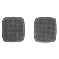50-0049-22 Clutch and Brake Pedal Pads - Black