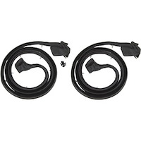 70-2314-72 Rear Door Weatherstrips, Buick Electra, Buick LeSabre, Buick Wildcat