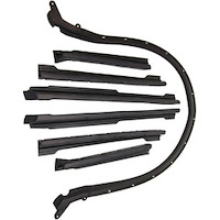 82-0071-65 Convertible Roof Rail Weatherstrip Set