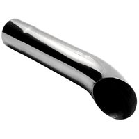 Chrome Exhaust Tip Turn Down Style 2"