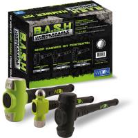 B.A.S.H 3 Piece Shop Hammer Kit Hammer Type: Sledge, Ball Pein, Dead Blow