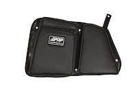 E40-210 Door Bag w/ Knee Pad, RZR Models; w/o OEM Door Speakers [Rear Driver Side; Black]