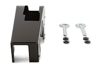 Shifter Cover Plate for Quarter Stick Forward-Exit Shifters [Black Anodized Aluminum]