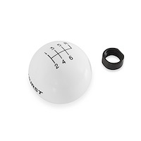 White Classic Shifter Knob 6-Speed