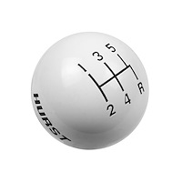 Shift Knob with 5-Speed Lower Right Reverse Pattern for 3/8-16 Threaded Sticks [White]