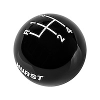 Shift Knob with 4-Speed Upper Left Reverse Pattern for 3/8-16 Threaded Sticks [Gloss Black]