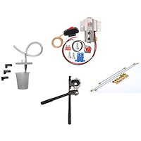 Universal Roll Control Kit with Brake Lines, Fittings, Tubing Bender & Brake Bleeder