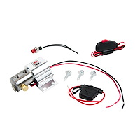 Line Lock Kit with Stainless Steel Valve for Hydraulic Brake Systems [Finned Aluminum Housing]