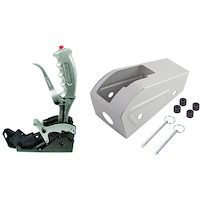 Pistol Grip Quarter Stick Shifter Kit Polished