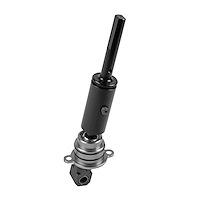 Billet/Plus Short Throw Shifter for 2016-2024 Camaro LS/LT, Reverse-Left TR3160, Retains Factory Knob [Black]