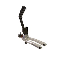 Billet/Plus Pistol Grip Short Throw Shifter for 2009-2023 Dodge Challenger 6-Speed [Black Anodized Billet Aluminum]