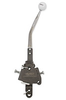 Competition/Plus 4-Speed Shifter for Chevy Chevelle, El Camino & Monte Carlo, Muncie 4-Speed [Chrome Stick, White Knob]