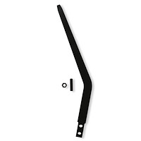 Billet Shifter Stick, 16 in. Tall, for 3/8-16 Threaded Handles and Knobs [Satin Black]