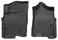 13601 WeatherBeater Front Floor Liners for 2016-2024 Nissan Titan XD and 2017-2024 Nissan Titan [Black]