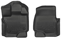 18361 WeatherBeater Front Floor Liners Fits Select Ford F-150 and Select Ford F-150 Lightning [Black]