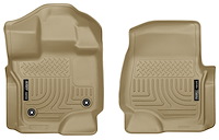 18363 WeatherBeater Front Floor Liners Fits Select Ford F-150 and Select Ford F-150 Lightning [Tan]