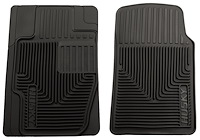 51111 Heavy Duty Front Floor Mats [Black]