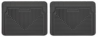 Black Heavy Duty Floor Mats, Fits Various Vehicle Applications