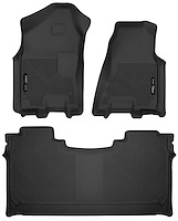 54608 X-act Contour Front & 2nd Row Floor Liners for 2019-2024 Ram 1500 [Black]