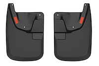 56681 Front Mud Guards for 2011-2016 Ford F-250 Super Duty and 2011-2016 Ford F-350 Super Duty [Black]