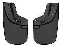 56691 Front Mud Guards for 2011-2016 Ford F-250 Super Duty and 2011-2016 Ford F-350 Super Duty [Black]