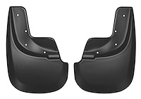 56811 Front Mud Guards for 2004-2012 Chevrolet Colorado and 2004-2012 GMC Canyon [Black]